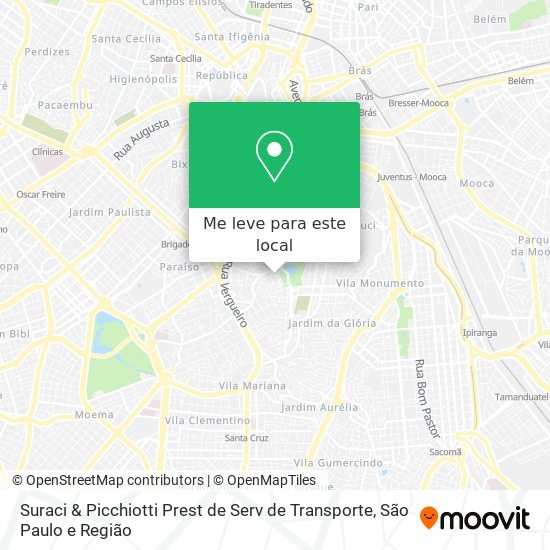 Suraci & Picchiotti Prest de Serv de Transporte mapa