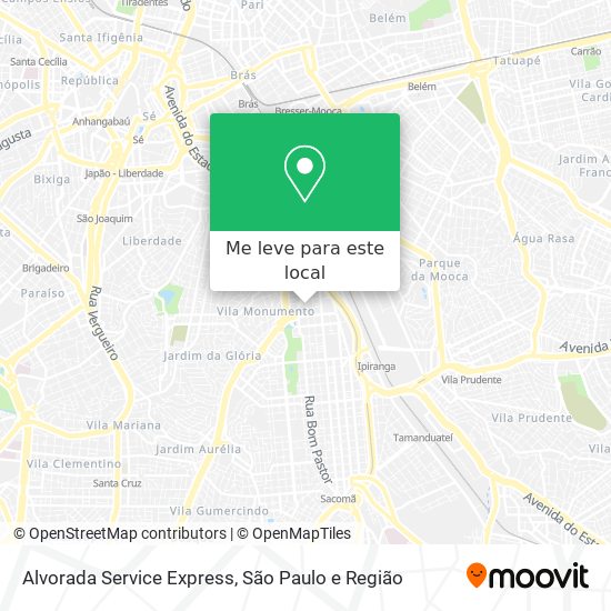 Alvorada Service Express mapa