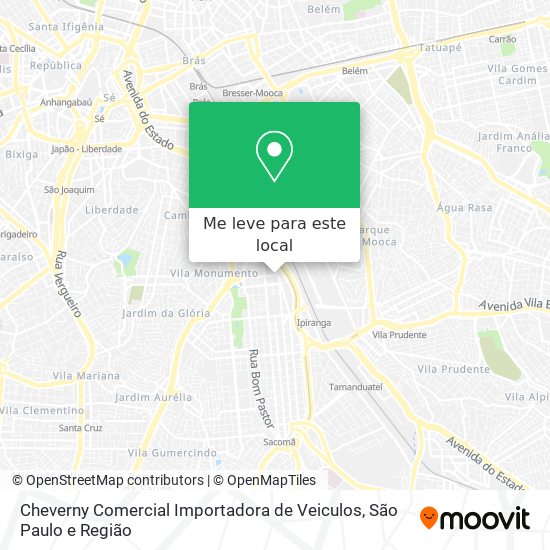 Cheverny Comercial Importadora de Veiculos mapa