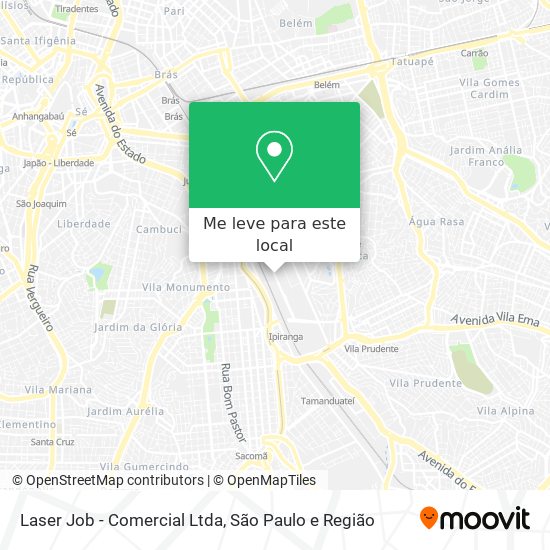 Laser Job - Comercial Ltda mapa