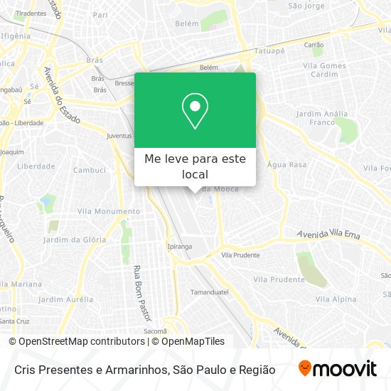 Cris Presentes e Armarinhos mapa