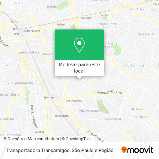 Transportadora Transamigos mapa