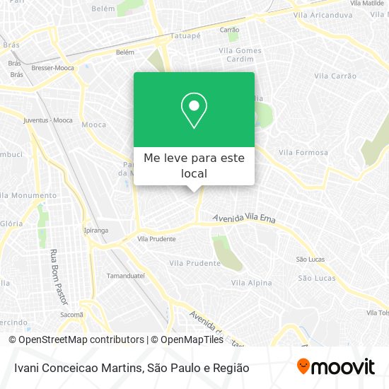 Ivani Conceicao Martins mapa