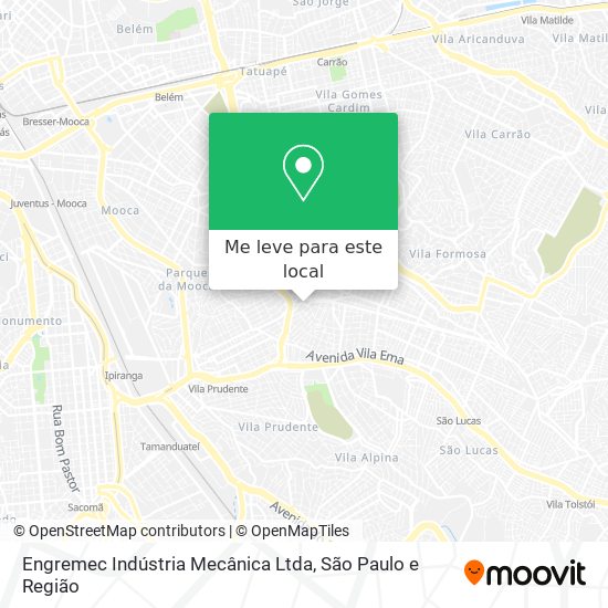 Engremec Indústria Mecânica Ltda mapa