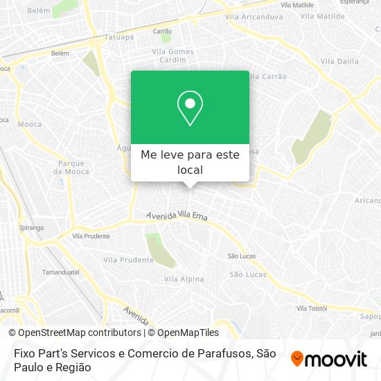 Fixo Part's Servicos e Comercio de Parafusos mapa