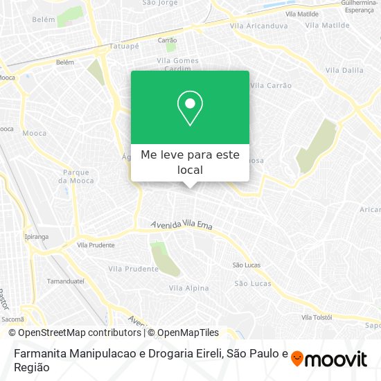 Farmanita Manipulacao e Drogaria Eireli mapa