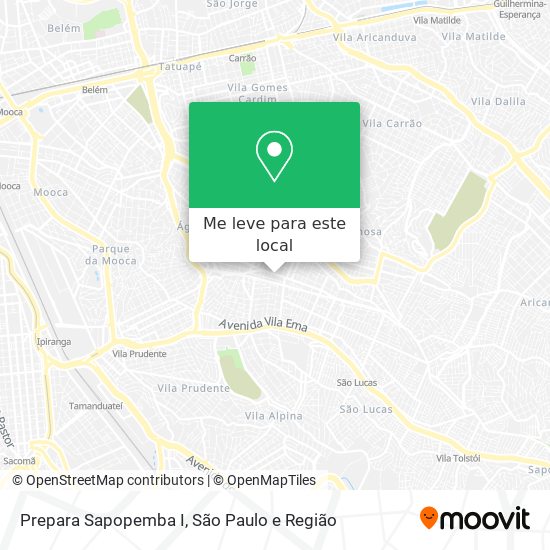 Prepara Sapopemba I mapa
