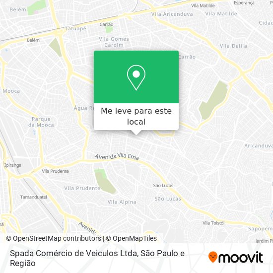Spada Comércio de Veiculos Ltda mapa