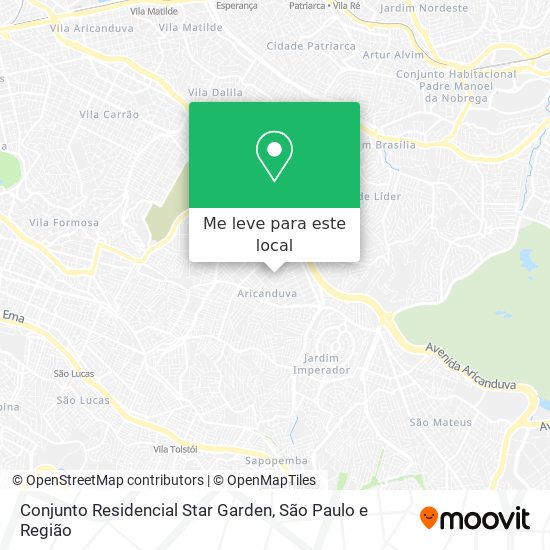 Conjunto Residencial Star Garden mapa