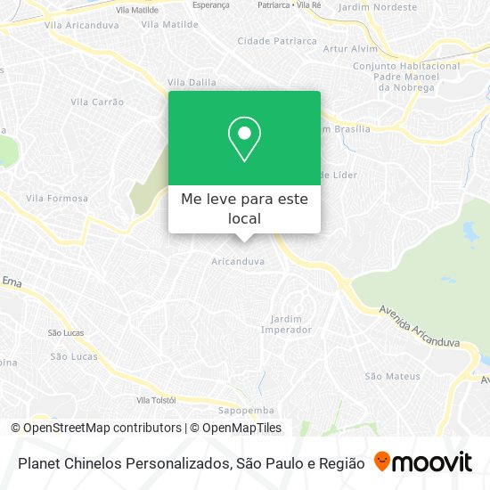Planet Chinelos Personalizados mapa