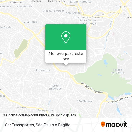 Csr Transportes mapa