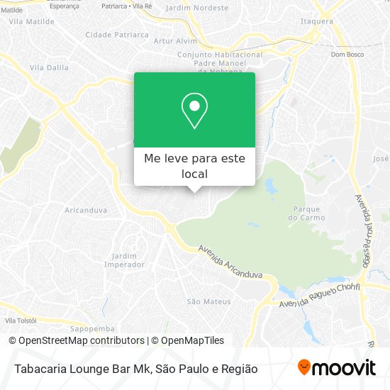 Tabacaria Lounge Bar Mk mapa