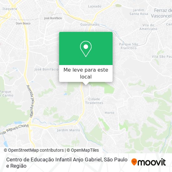 Centro de Educação Infantil Anjo Gabriel mapa