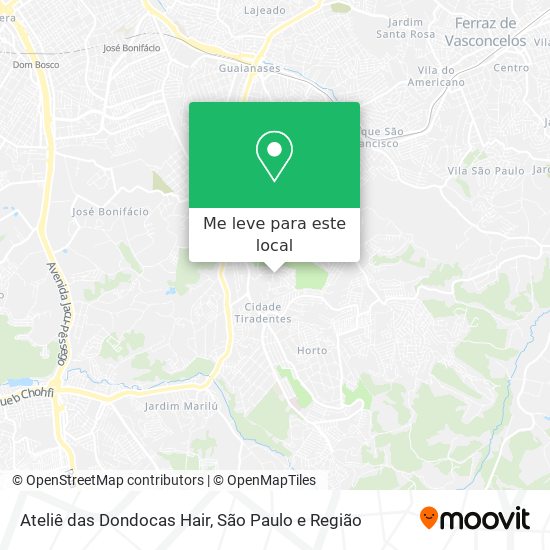 Ateliê das Dondocas Hair mapa