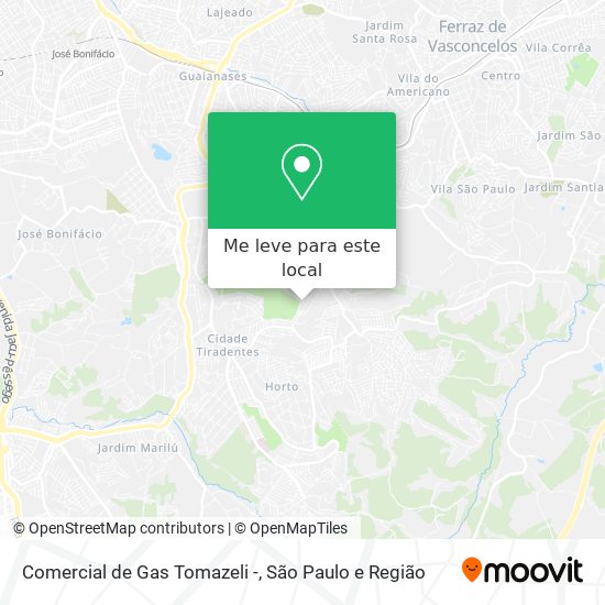 Comercial de Gas Tomazeli - mapa