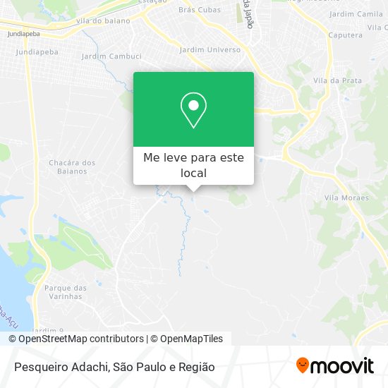 Pesqueiro Adachi mapa