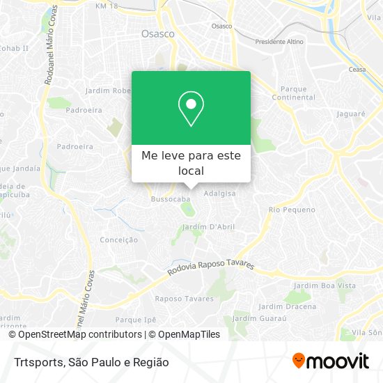 Trtsports mapa