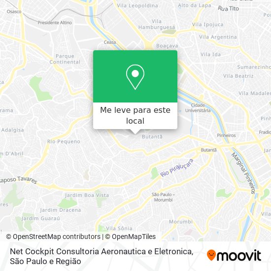 Net Cockpit Consultoria Aeronautica e Eletronica mapa