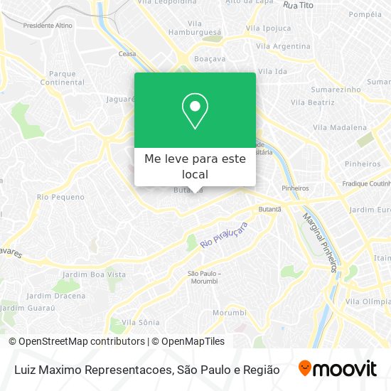 Luiz Maximo Representacoes mapa