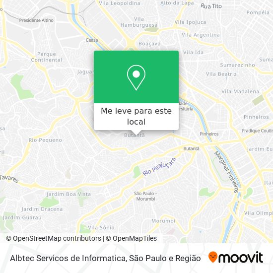 Albtec Servicos de Informatica mapa