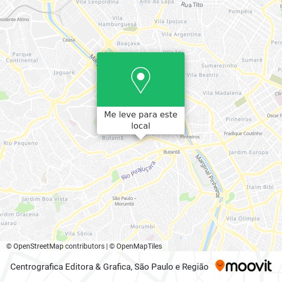 Centrografica Editora & Grafica mapa