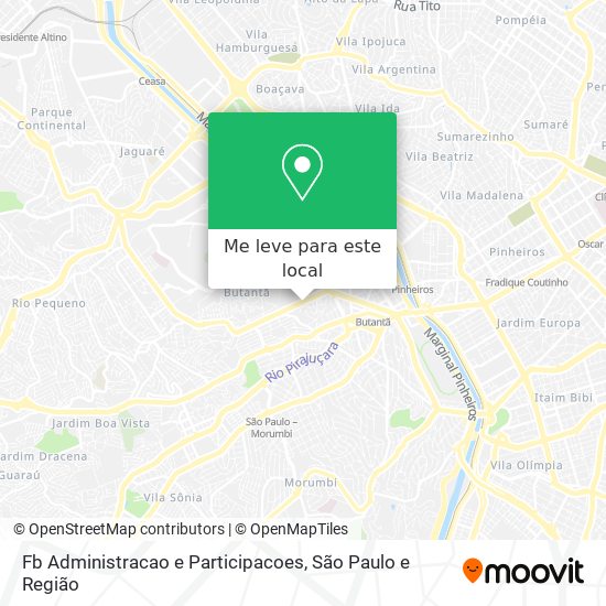 Fb Administracao e Participacoes mapa