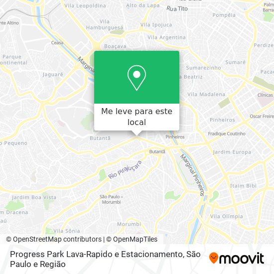 Progress Park Lava-Rapido e Estacionamento mapa