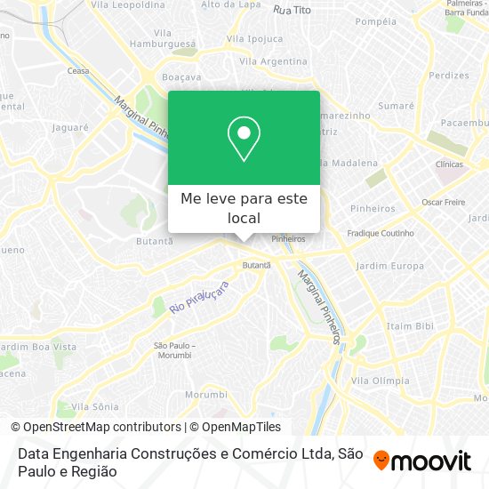 Data Engenharia Construções e Comércio Ltda mapa