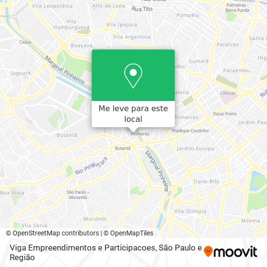 Viga Empreendimentos e Participacoes mapa