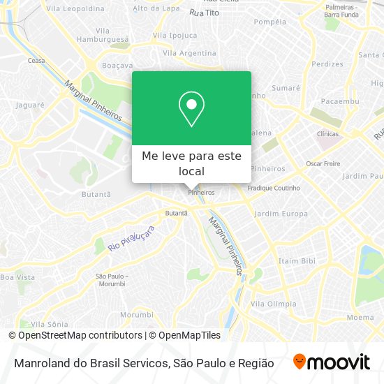 Manroland do Brasil Servicos mapa