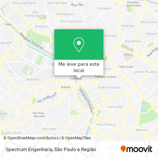 Spectrum Engenharia mapa