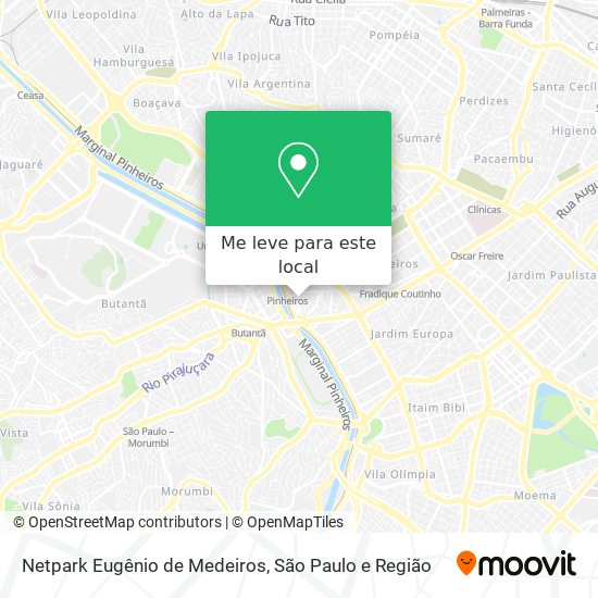 Netpark Eugênio de Medeiros mapa