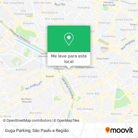 Guga Parking mapa
