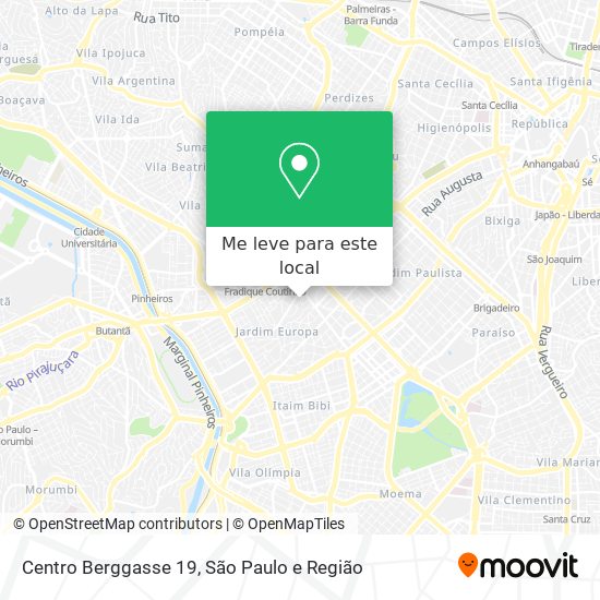 Centro Berggasse 19 mapa