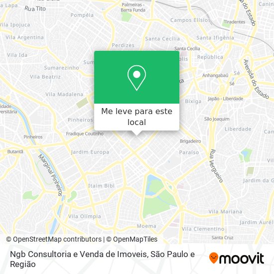 Ngb Consultoria e Venda de Imoveis mapa
