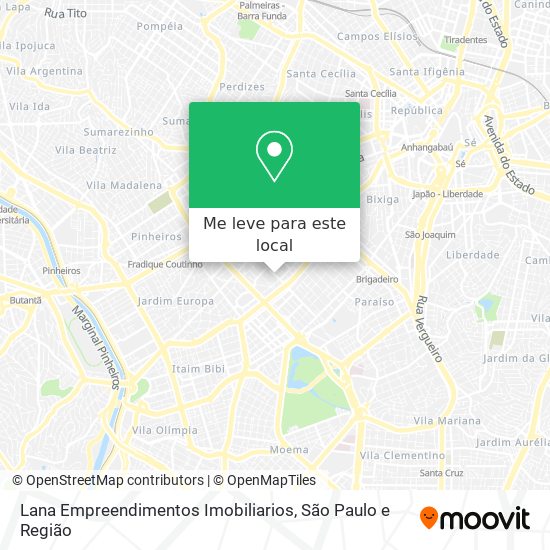 Lana Empreendimentos Imobiliarios mapa
