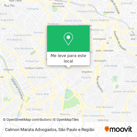 Calmon Marata Advogados mapa