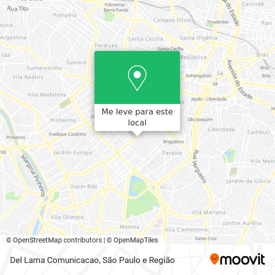 Del Lama Comunicacao mapa