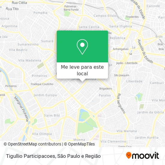 Tigullio Participacoes mapa