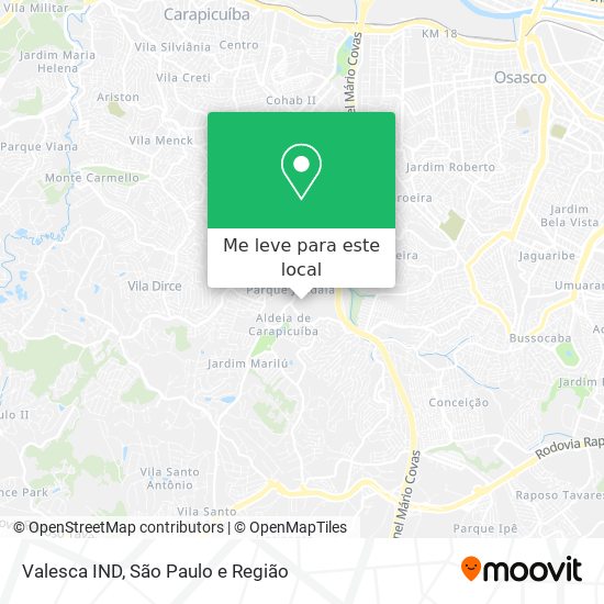Valesca IND mapa
