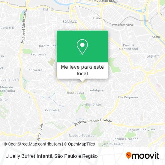 J Jelly Buffet Infantil mapa