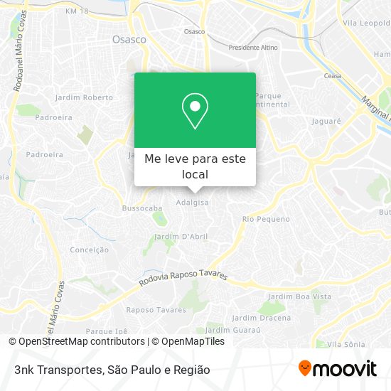 3nk Transportes mapa