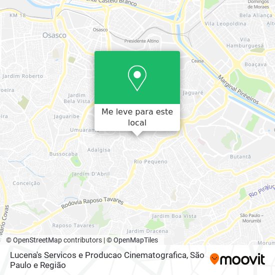 Lucena's Servicos e Producao Cinematografica mapa