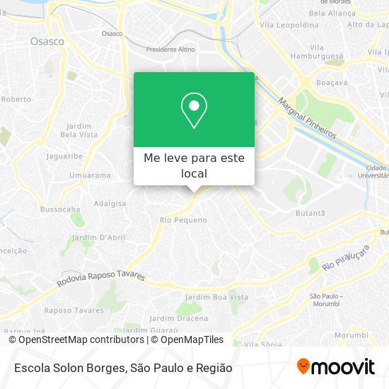 Escola Solon Borges mapa