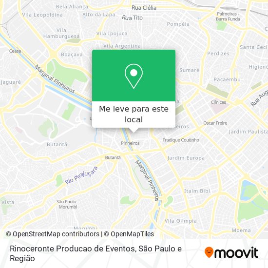 Rinoceronte Producao de Eventos mapa