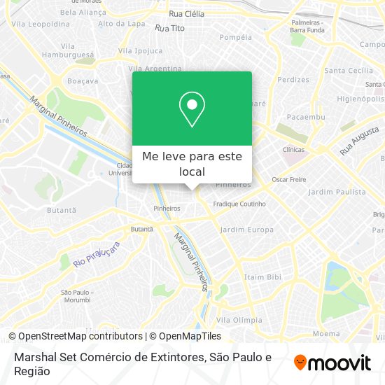 Marshal Set Comércio de Extintores mapa