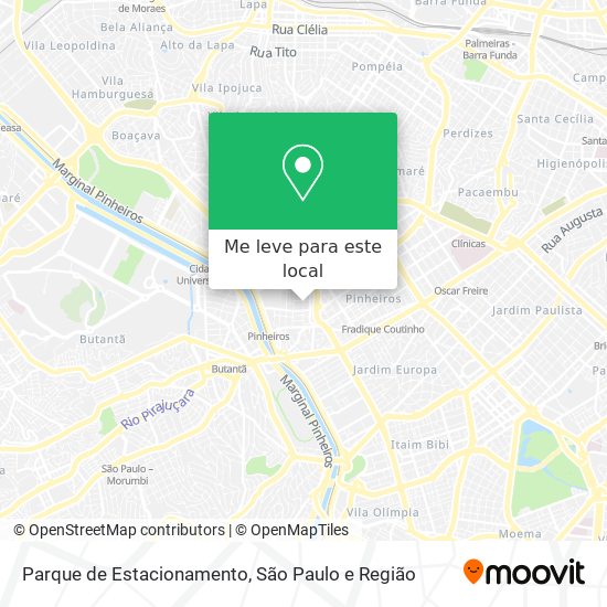 Parque de Estacionamento mapa