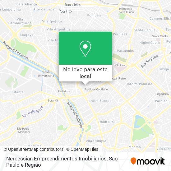Nercessian Empreendimentos Imobiliarios mapa