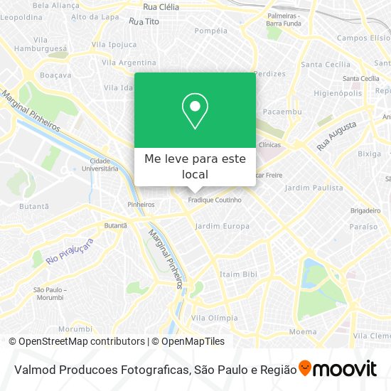 Valmod Producoes Fotograficas mapa