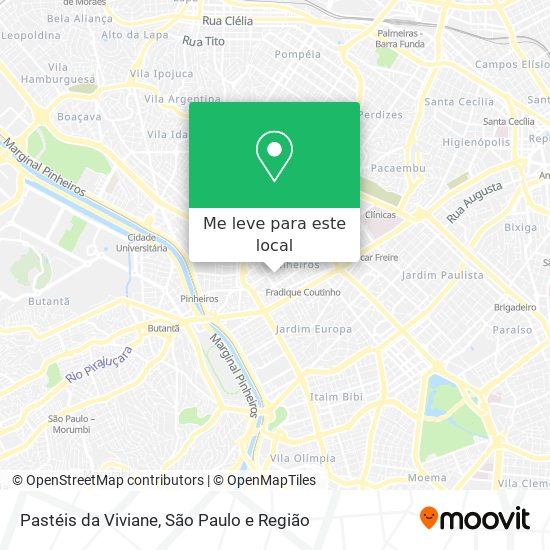 Pastéis da Viviane mapa